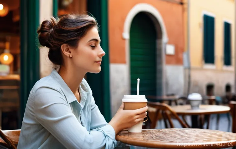 최고의 소음 차단 이어플러그 추천 - **Prompt 1: The Silent Revolution in an Italian Caf&eacute;**
    "A young Italian woman, in her late 20s, ...