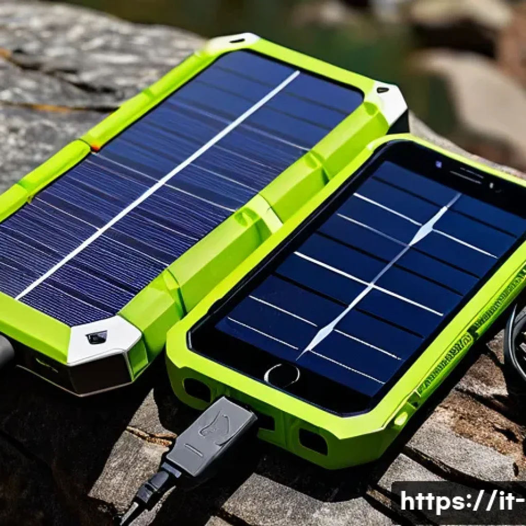 휴대용 태양광 충전기 추천 - A rugged portable solar charger with a 15W monocrystalline solar panel, featuring a 12,000mAh batter...